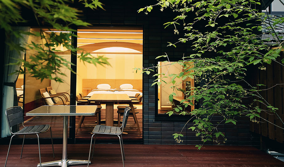 Open-Air Garden Suite interior