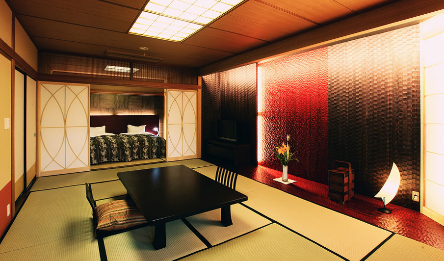 South Garden Open-Air Suite interior