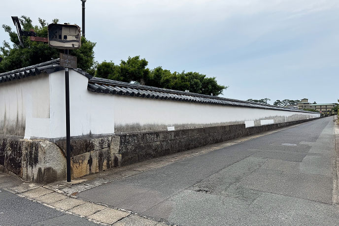 問田益田氏旧宅土塀
